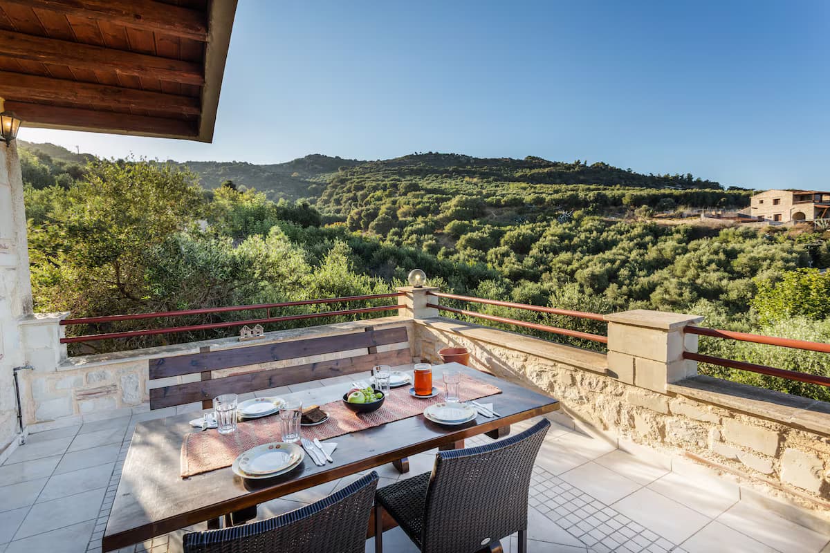 Living room terrace with panoramic view